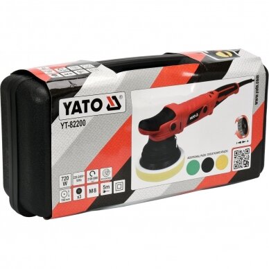 Poliravimo mašinėlė ekscentrinė 720W 150mm. 6 Poliravimo mašinėlė ekscentrinė 720W 150mm. 6