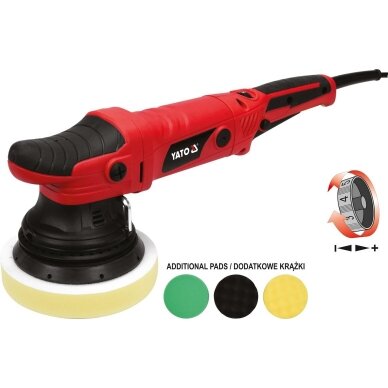 Poliravimo mašinėlė ekscentrinė 720W 150mm. 2 Poliravimo mašinėlė ekscentrinė 720W 150mm. 2