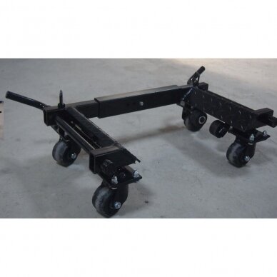 Pozicionavimo vežimėlis 2x800kg. 14"-23"/ 300mm., padangoms 1600kg/2vnt.
