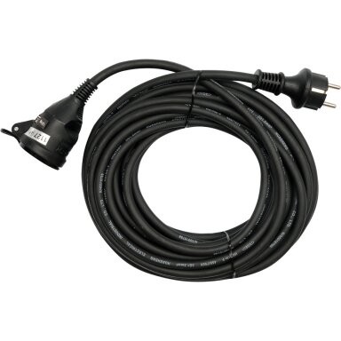 Prailginimo kabelis guminis IP44, 3x1,5mm2 5m Prailginimo kabelis guminis IP44, 3x1,5mm2 5m