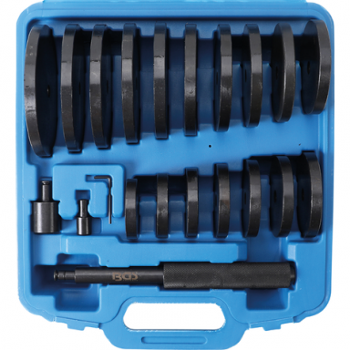 Presavimo indėklų rinkinys Ø 70-150 mm, XXL, 21 vnt Presavimo indėklų rinkinys Ø 70-150 mm, XXL, 21 vnt