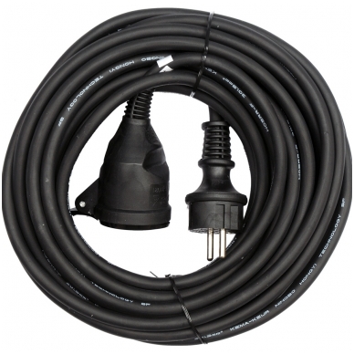 Prailginimo kabelis guminis IP44, 3x1,5mm² 10m