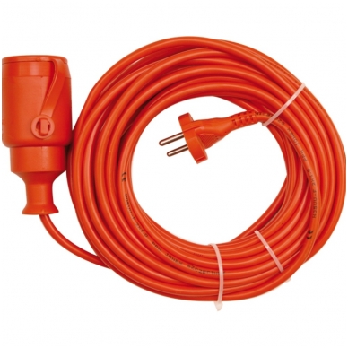 Prailginimo kabelis su lizdu 2x1 mm² 10m 2