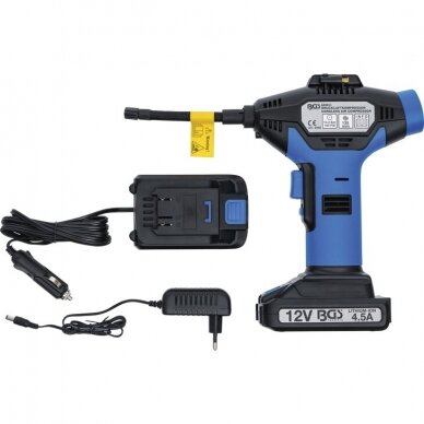 Pripūtimo pistoletas akumuliatorinis su skaitmeniniu manometru 2 Pripūtimo pistoletas akumuliatorinis su skaitmeniniu manometru 2