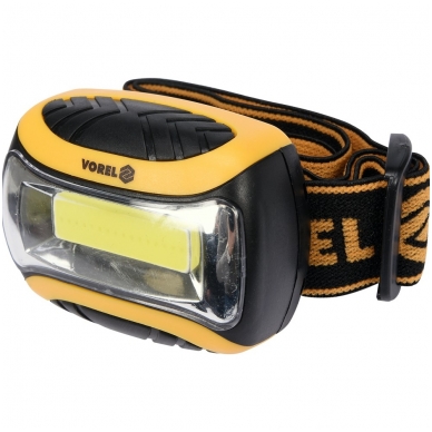 Prožektorius dedamas ant galvos COB LED 3W Prožektorius dedamas ant galvos COB LED 3W