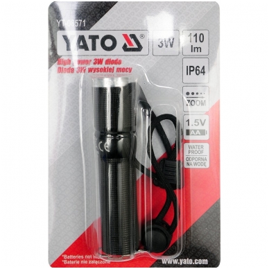 Prožektorius metalinis, LED CREE XPE 3W, 100x25mm 4 Prožektorius metalinis, LED CREE XPE 3W, 100x25mm 4