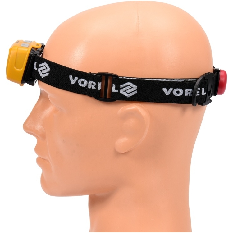 Prožektorius dedamas ant galvos XPE CREE 3W + COB LED 3W 1 Prožektorius dedamas ant galvos XPE CREE 3W + COB LED 3W 1