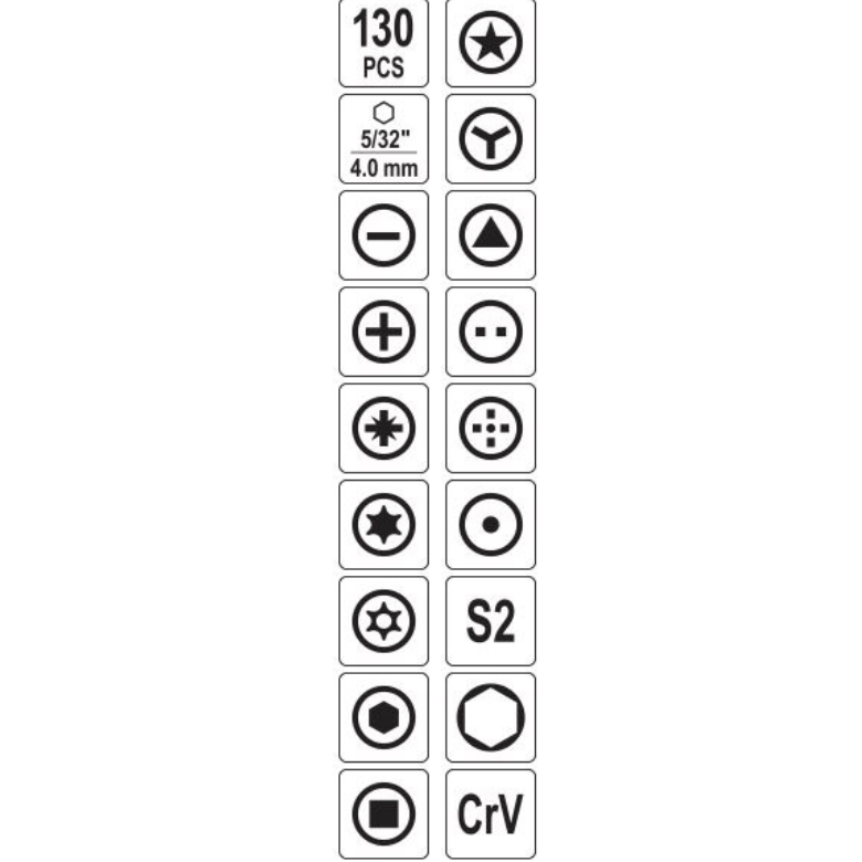 Precizinių antgalių ir atsuktuvo rinkinys 130 vnt. telefonams, kompiuteriams ir elektronikai 2 Precizinių antgalių ir atsuktuvo rinkinys 130 vnt. telefonams, kompiuteriams ir elektronikai 2