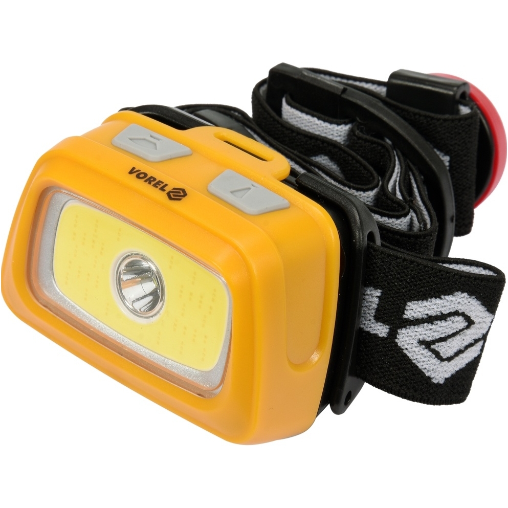Prožektorius dedamas ant galvos XPE CREE 3W + COB LED 3W Prožektorius dedamas ant galvos XPE CREE 3W + COB LED 3W