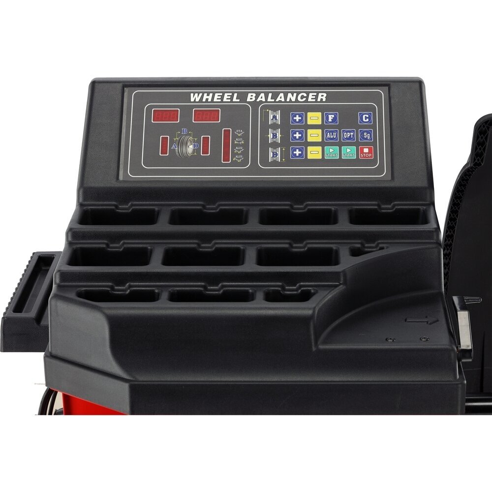 Ratų balansavimo staklės 250 W  10–24" ratlankiams automatinis balansavimas ±1 g tikslumas 3