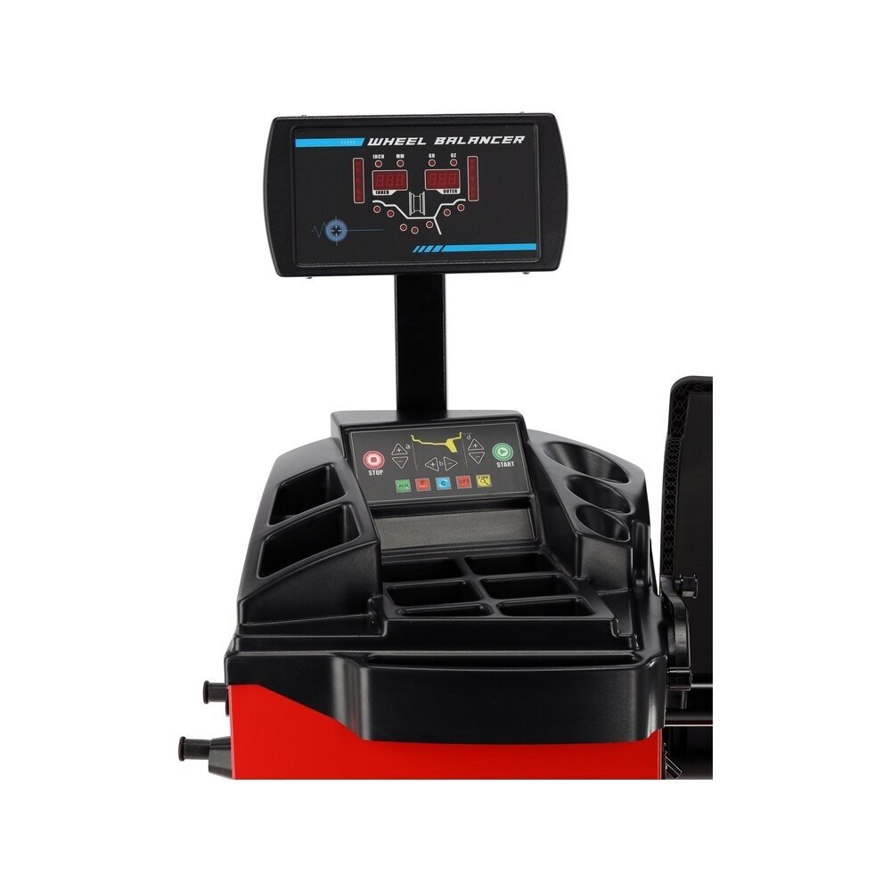 Ratų balansavimo staklės su lazeriu 250 W  10–24" automatinis A/D matavimas  ±1 g tikslumas 4