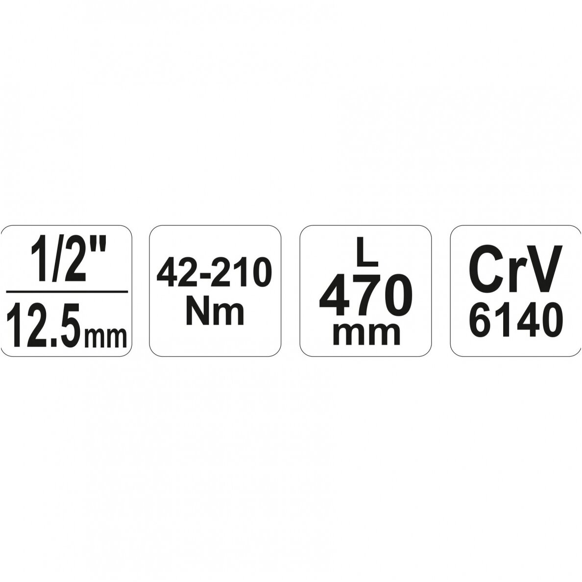 Raktas dinamometrinis 1-2, 42-210Nm. 6