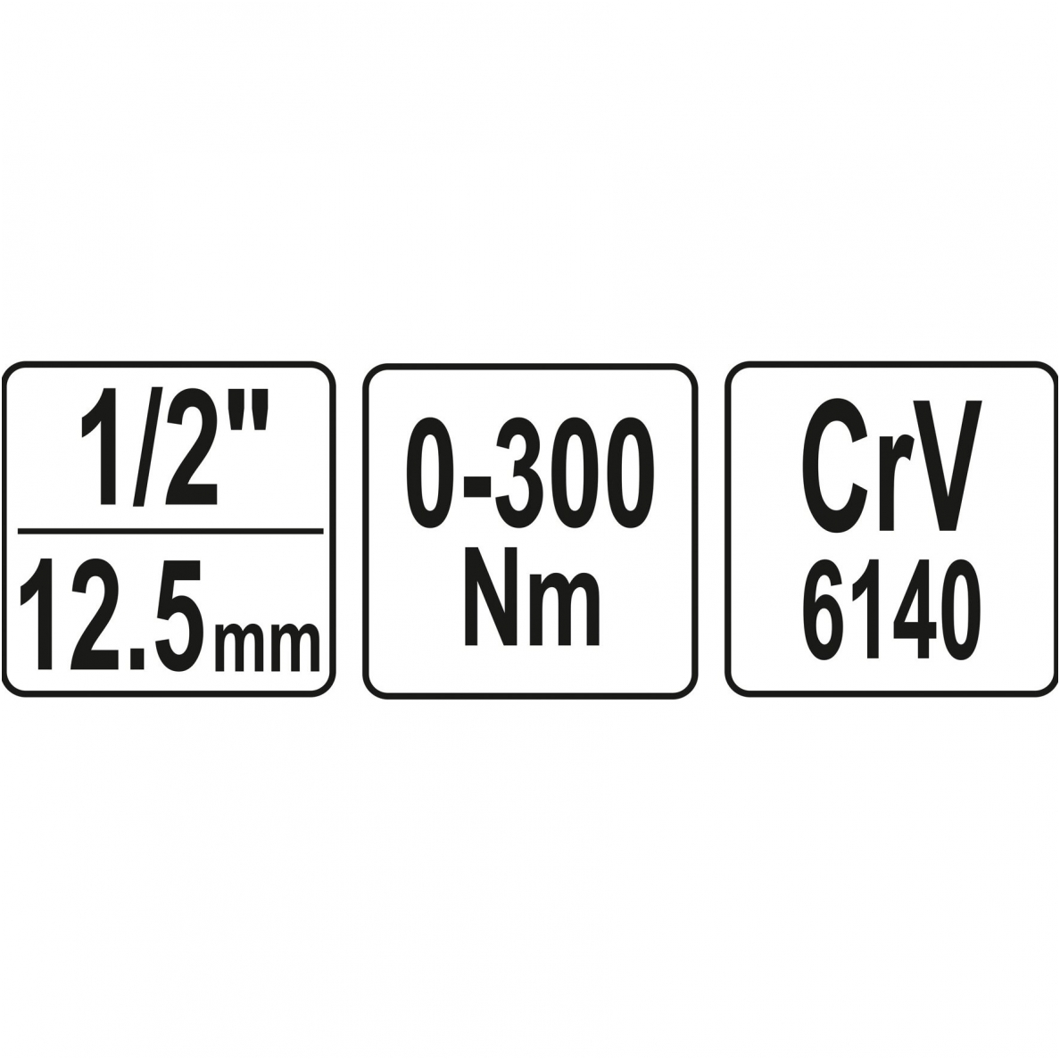 Raktas dinamometrinis švytuoklinis 1/2", 0-300Nm. 2 Raktas dinamometrinis švytuoklinis 1/2", 0-300Nm. 2