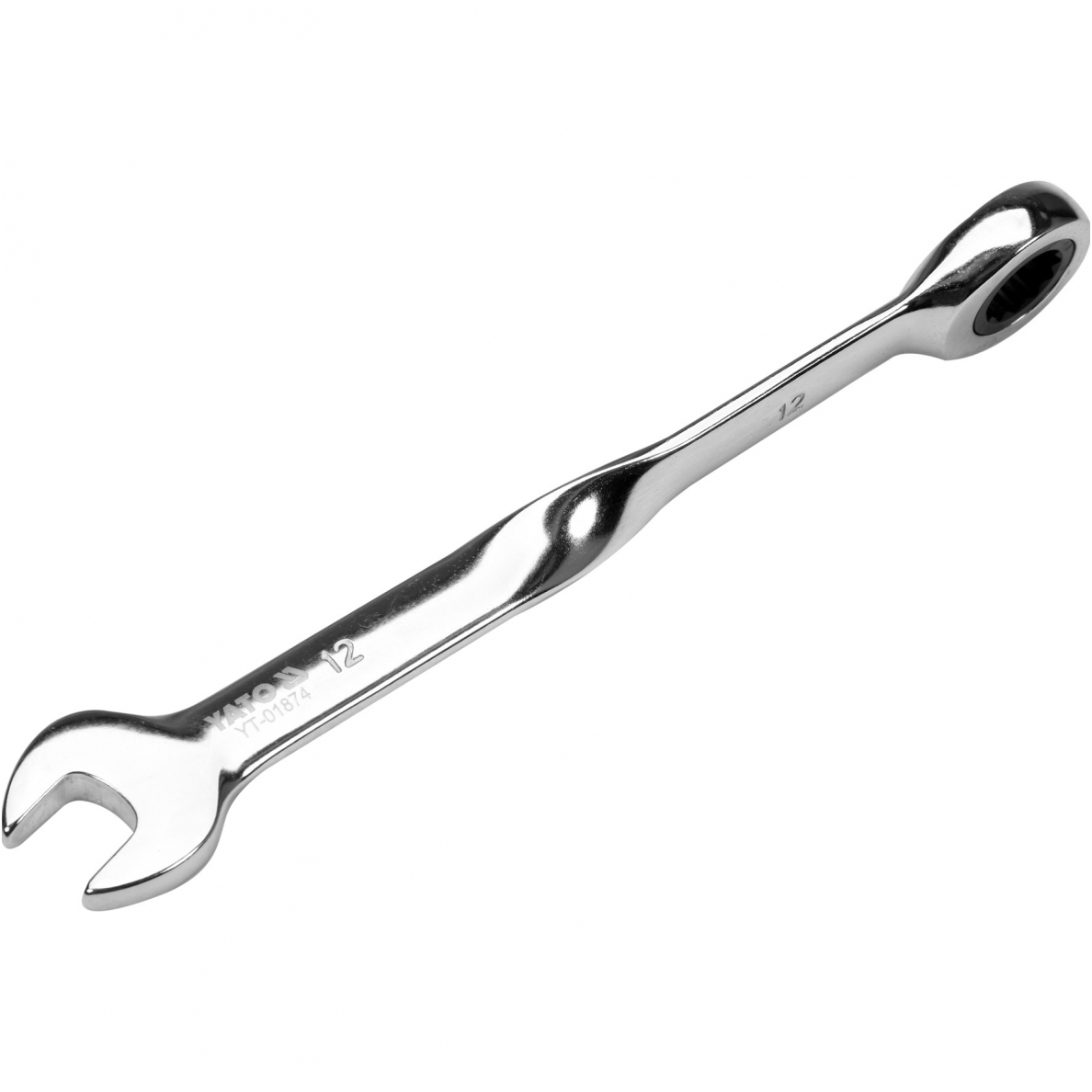 Raktas kombinuotas terkšlinis - persuktas 12 mm Raktas kombinuotas terkšlinis - persuktas 12 mm