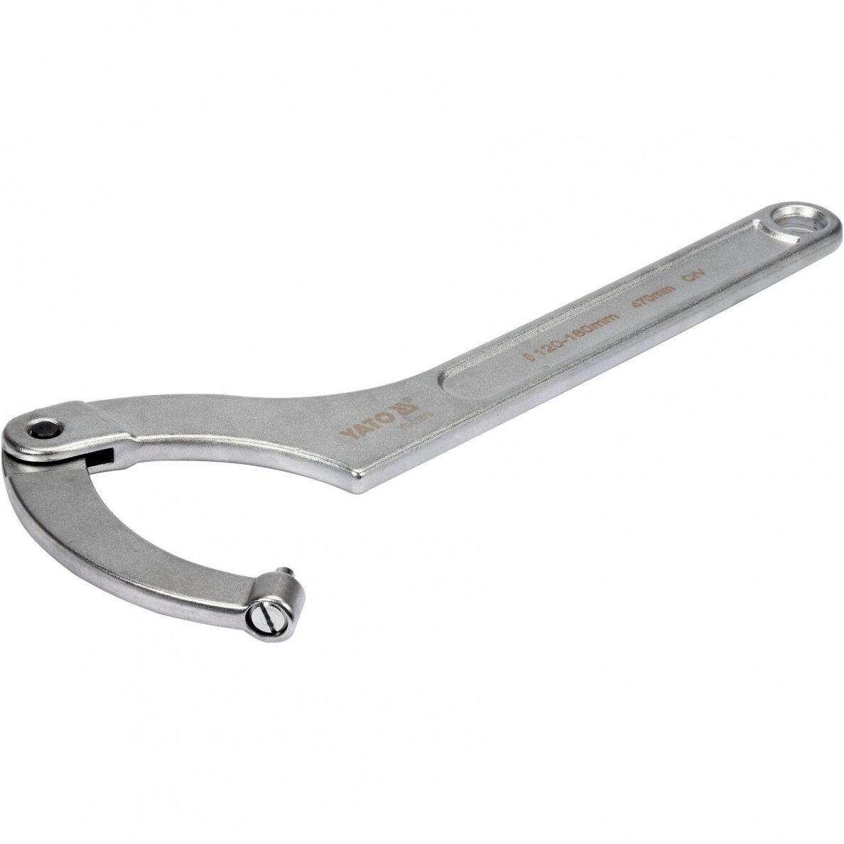 Raktas užmetamas su varžtu Cr-V, 120-180mm. Raktas užmetamas su varžtu Cr-V, 120-180mm.