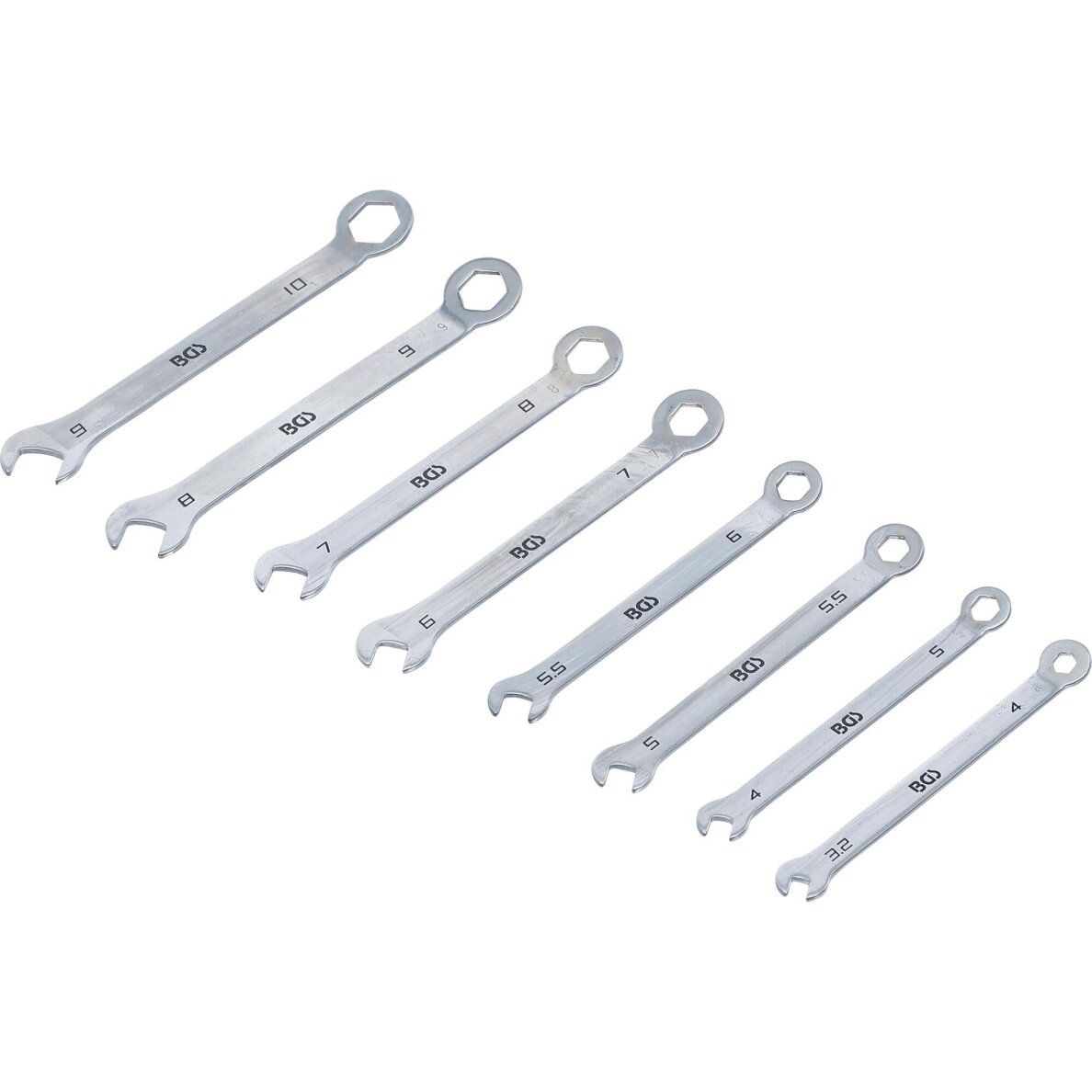 Raktų rinkinys mažais numeriais 8vnt. 4 - 10mm. 2 Raktų rinkinys mažais numeriais 8vnt. 4 - 10mm. 2
