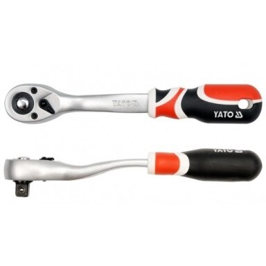 Raktas galvutėms terkšlinis išlenktas 1/2" Raktas galvutėms terkšlinis išlenktas 1/2"