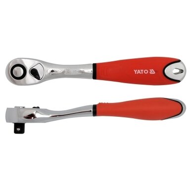 Raktas galvutėms terkšlinis išlenktas 1/2" Raktas galvutėms terkšlinis išlenktas 1/2"