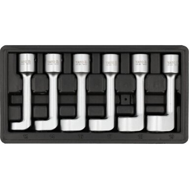 Raktų rinkinys kuro purkštukams ir įpurškimo siurbliams 6vnt. 12,5 mm (1/2") 12 - 19 mm.