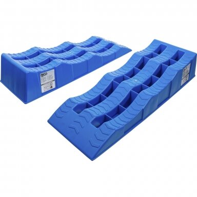 Rampų rinkinys, plastikas, 3 užvažiavimo aukščiai 2vnt. Rampų rinkinys, plastikas, 3 užvažiavimo aukščiai 2vnt.