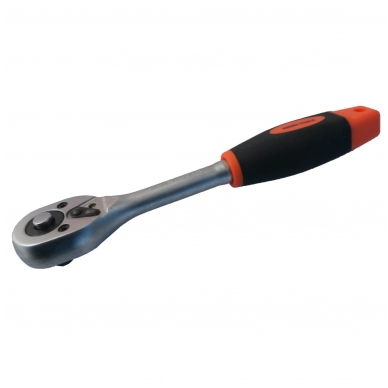 Raktas galvutėms terkšlinis 3/8" Cr-V plienas Raktas galvutėms terkšlinis 3/8" Cr-V plienas