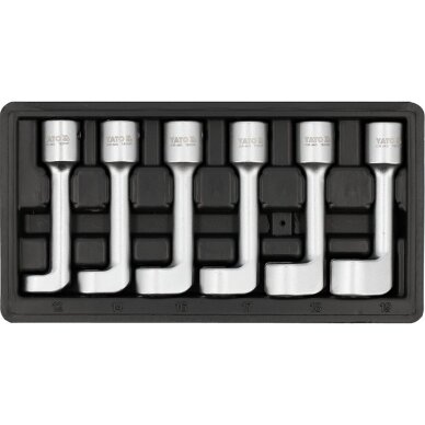 Raktų rinkinys kuro purkštukams ir įpurškimo siurbliams 6vnt. 12,5 mm (1/2") 12 - 19 mm. Raktų rinkinys kuro purkštukams ir įpurškimo siurbliams 6vnt. 12,5 mm (1/2") 12 - 19 mm.