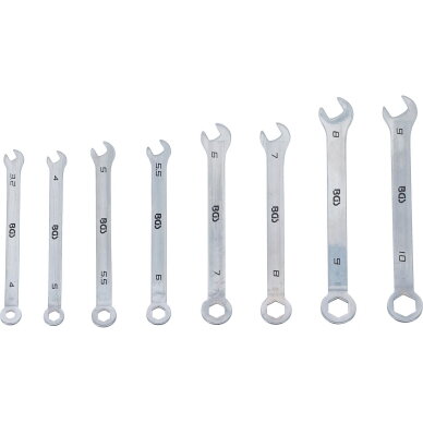 Raktų rinkinys mažais numeriais 8vnt. 4 - 10mm. 1 Raktų rinkinys mažais numeriais 8vnt. 4 - 10mm. 1