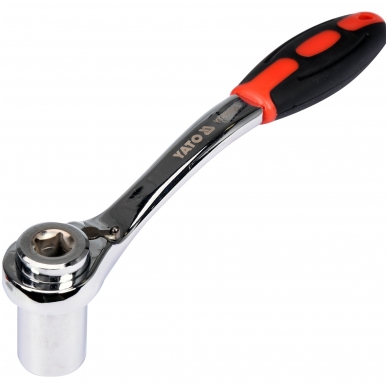 Rankena galvutėms terkšlinė - universali - 8-19mm. 2 Rankena galvutėms terkšlinė - universali - 8-19mm. 2