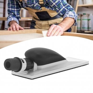 Rankinis šlifavimo blokas su dulkių nusiurbimu - 70 x 200 mm 5 Rankinis šlifavimo blokas su dulkių nusiurbimu - 70 x 200 mm 5