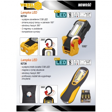 Rankinis žibintas - COB LED 4