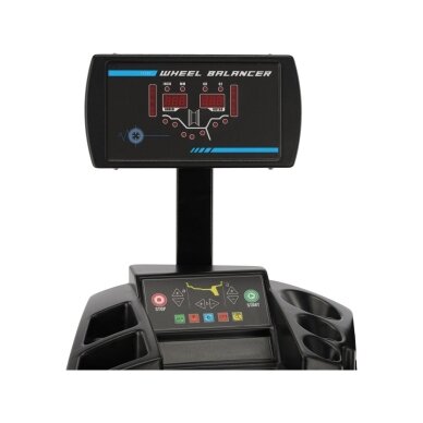 Ratų balansavimo staklės su lazeriu 250 W 10–24" automatinis A/D matavimas ±1 g tikslumas 5 Ratų balansavimo staklės su lazeriu 250 W 10–24" automatinis A/D matavimas ±1 g tikslumas 5