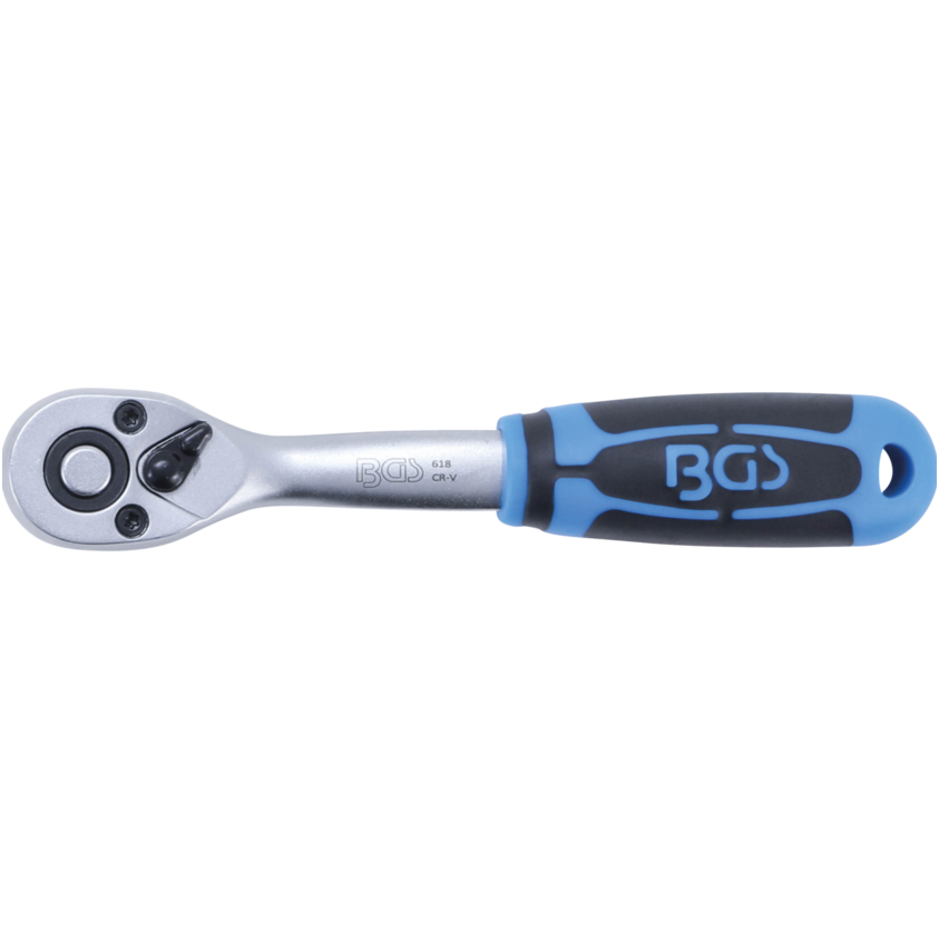 Rankena galvutėms terkšlinė 72 dantukai - 6.3 mm (1/4") 1
