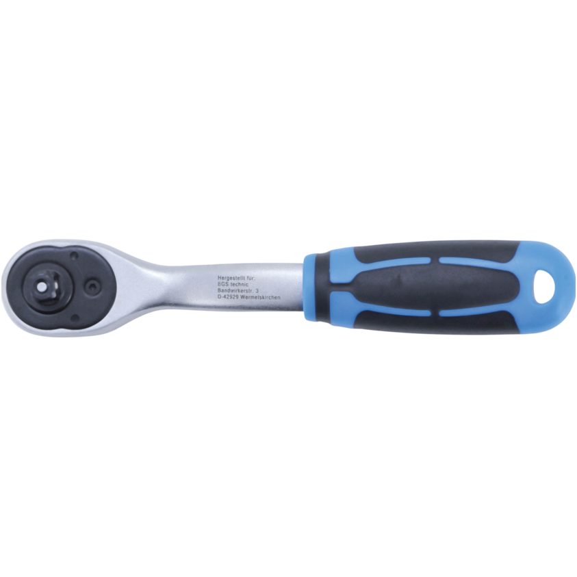 Rankena galvutėms terkšlinė 72 dantukai - 6.3 mm (1/4") 2 Rankena galvutėms terkšlinė 72 dantukai - 6.3 mm (1/4") 2