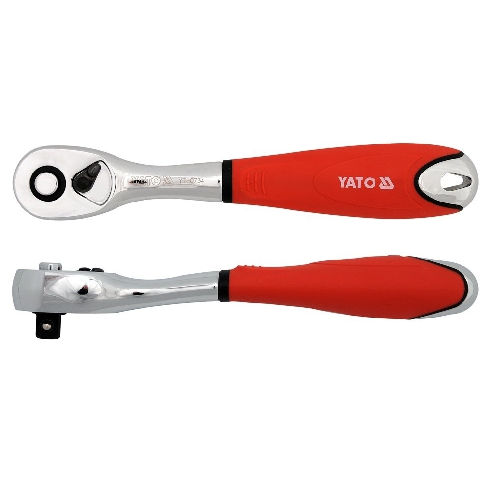 Raktas galvutėms terkšlinis išlenktas 3/8" Raktas galvutėms terkšlinis išlenktas 3/8"