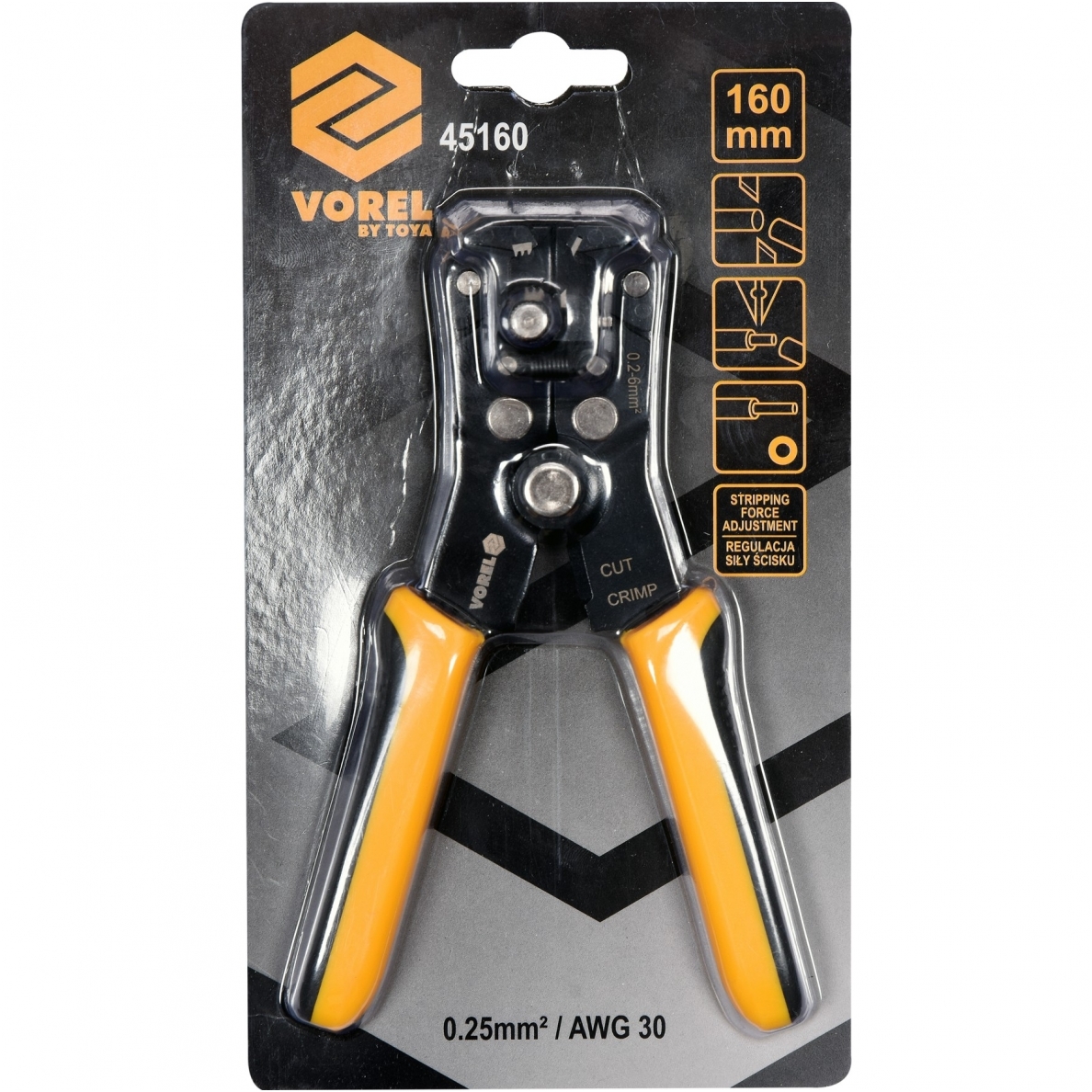 Replės laidų valymui - automatinės - 0,2-6mm² 3 Replės laidų valymui - automatinės - 0,2-6mm² 3