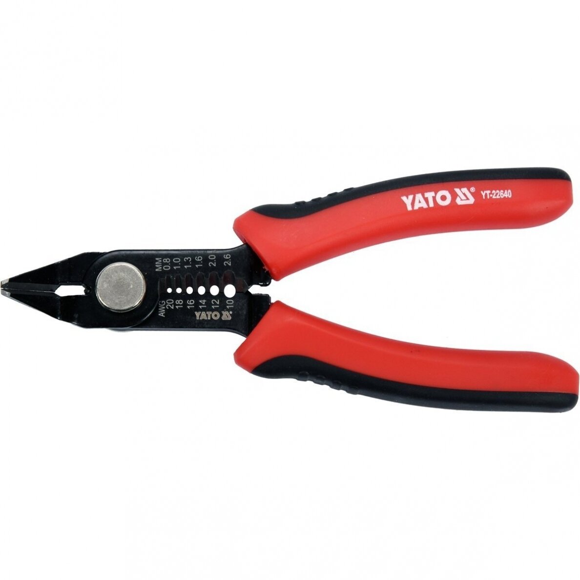 Replės šoninės su vielos valymo funkcijomis 140mm. 0.8-2.6mm² Replės šoninės su vielos valymo funkcijomis 140mm. 0.8-2.6mm²