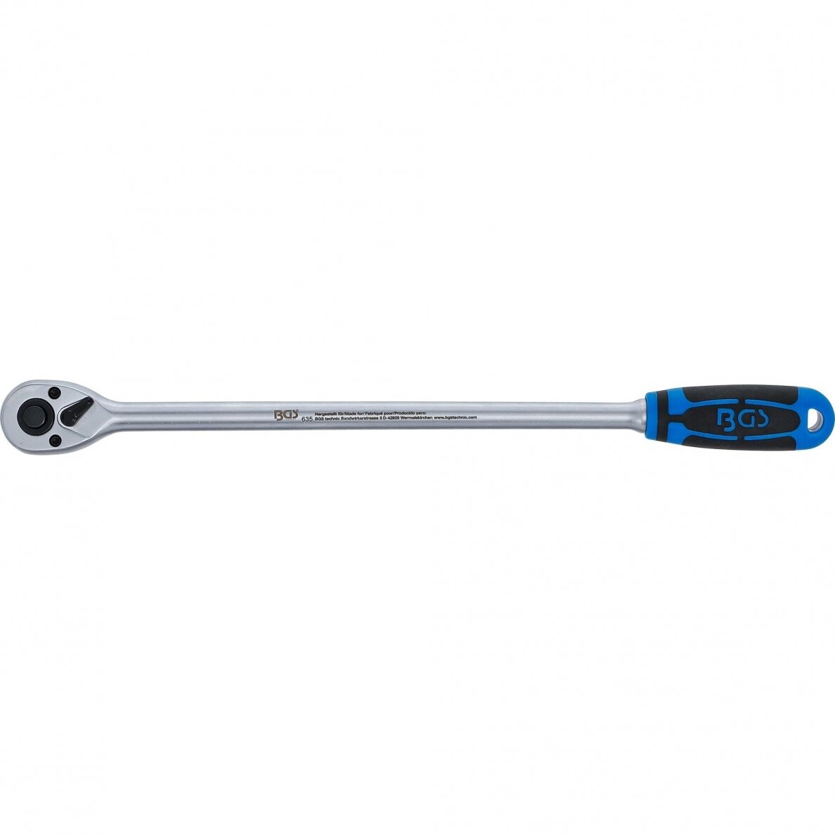 Reversinė terkšlė ypač ilga 6.3mm. (1/4")  300mm. 2
