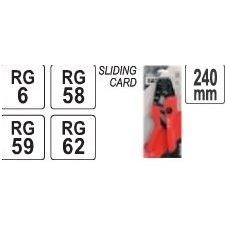 Replės anteniniams konektoriams rg6-rg62 1 Replės anteniniams konektoriams rg6-rg62 1
