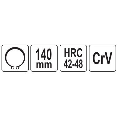 Replės žiedams tiesios 140mm. 2 Replės žiedams tiesios 140mm. 2