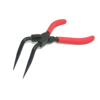 Replės suportų žiedams lenktos 90° 225mm Replės suportų žiedams lenktos 90° 225mm