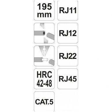 Replės konektoriams 4P-6P-8P 3 Replės konektoriams 4P-6P-8P 3