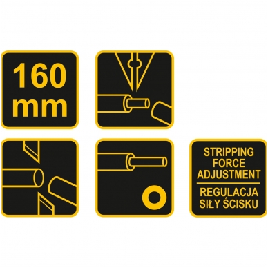 Replės laidų valymui - automatinės - 0,2-6mm² 2 Replės laidų valymui - automatinės - 0,2-6mm² 2