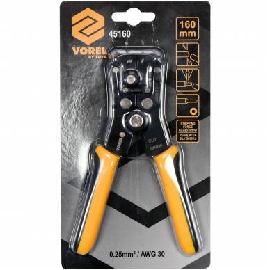 Replės laidų valymui - automatinės - 0,2-6mm² 3 Replės laidų valymui - automatinės - 0,2-6mm² 3