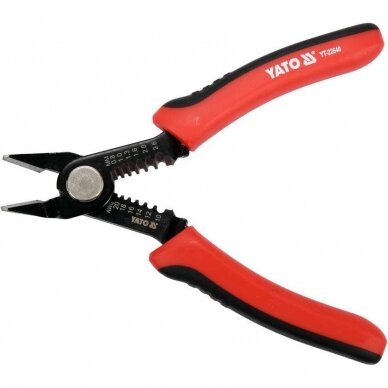 Replės šoninės su vielos valymo funkcijomis 140mm. 0.8-2.6mm² 1 Replės šoninės su vielos valymo funkcijomis 140mm. 0.8-2.6mm² 1