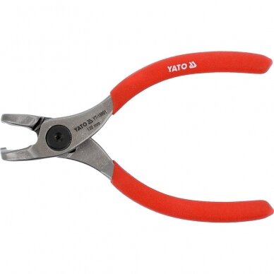Replės žiedams lenktos spaudžiamos 130mm. Replės žiedams lenktos spaudžiamos 130mm.