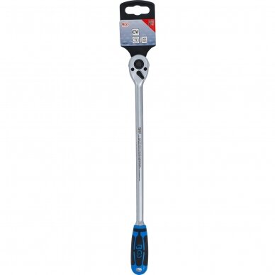 Reversinė terkšlė ypač ilga 6.3mm. (1/4") 300mm. 5 Reversinė terkšlė ypač ilga 6.3mm. (1/4") 300mm. 5