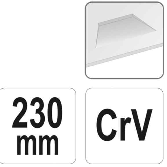 Replės skardai - elementų jungimui 230 mm 3 Replės skardai - elementų jungimui 230 mm 3