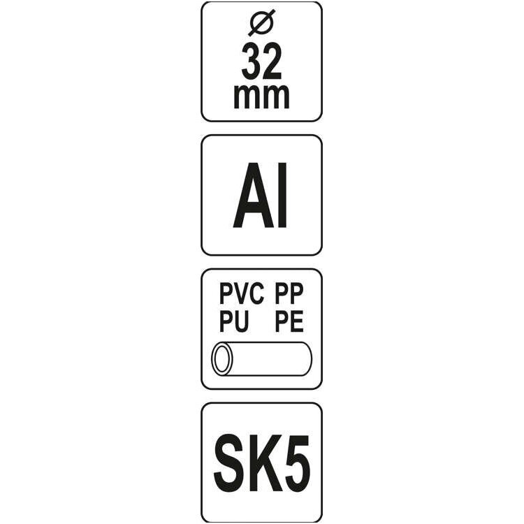 Replės plastikiniams vamzdžiams iki 32mm. 2