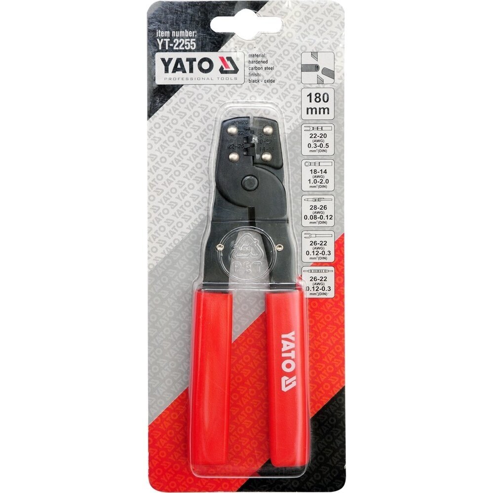 Replės 180mm. 3 rūšių antgaliams YT-2255 4 Replės 180mm. 3 rūšių antgaliams YT-2255 4