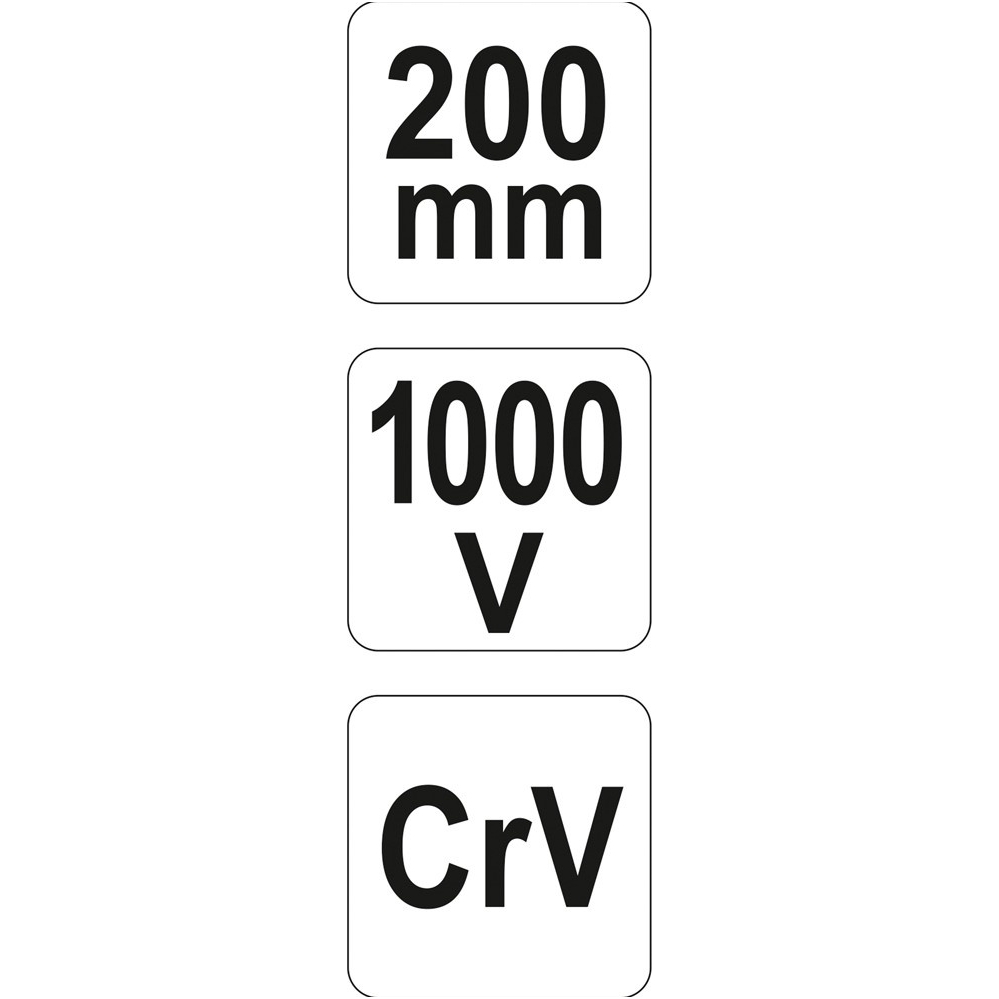 Replės aukštos įtampos laidams universalios - 200 mm VDE 1000V 4 Replės aukštos įtampos laidams universalios - 200 mm VDE 1000V 4